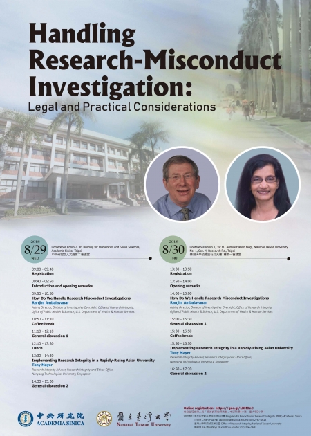 Handling Research-Misconduct Investigation: Legal and Practical Considerations